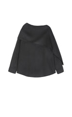 Coat / JNBY Relaxed Wool Silk Blend Jacket