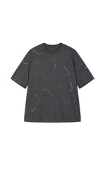 T-Shirt / JNBY Asymmetric Oversized Cotton Tee