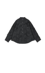Shirt / JNBY Oversized Textured Jacquard Weave Shirt