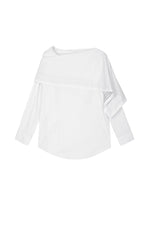 Shirt / JNBY Draped Poplin Long Sleeve Top