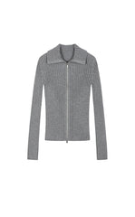Sweater / JNBY Fitted Wool Blend Cropped Cardigan
