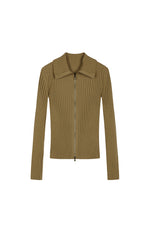 Sweater / JNBY Fitted Wool Blend Cropped Cardigan