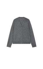 Sweater / JNBY Loose V-neck Silk-Cotton Cardigan