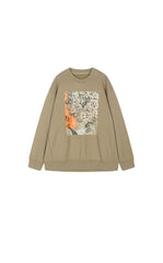 Sweatshirt / JNBY Oriental Print Cotton Pullover