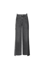 Pants / JNBY Contrast Panels Straight-Leg Jeans