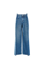 Pants / JNBY Contrast Panels Straight-Leg Jeans