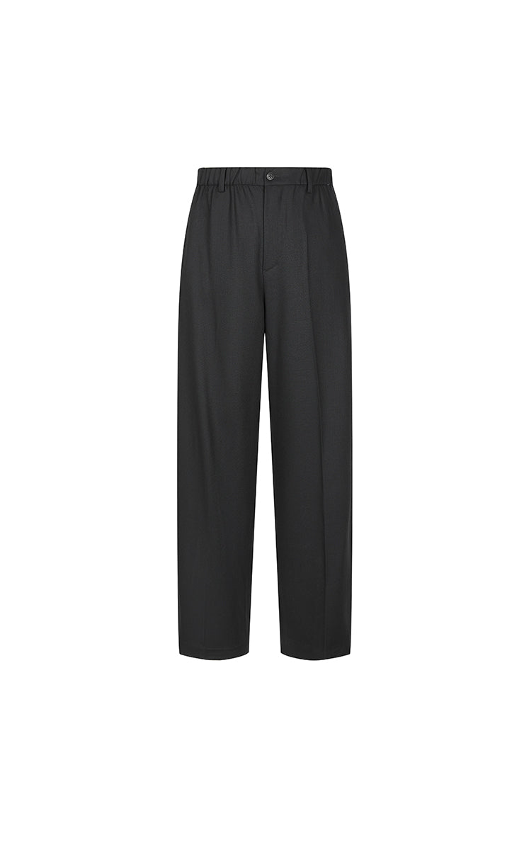 Pants / JNBY Jacquard Tapered Wool Extra-Long Pants