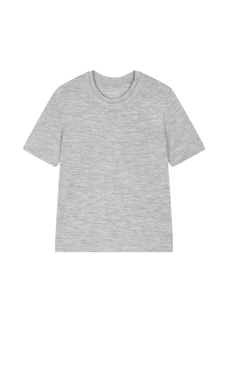 T-Shirt / JNBY  Wool Slim fit Tee