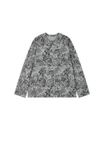 T-Shirt / JNBY Floral Graphic Cotton Long Sleeve Tee
