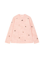 T-Shirt / JNBY Beaded Cotton Long Sleeve Tee