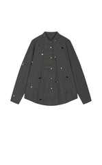 Shirt / JNBY Oversized Beaded Cotton Poplin Shirt