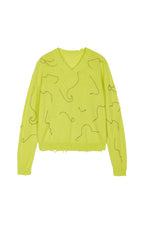 Sweater / JNBY V-Neck Cashmere Wool Sweater