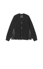 Sweater / JNBY Wool-Silk Longline Open Cardigan