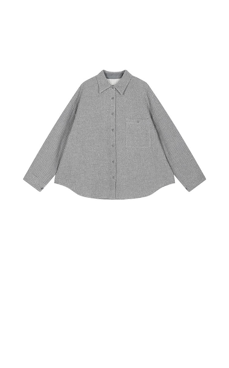 Jacket / JNBY Oversized Jacquard Tweed Jacket