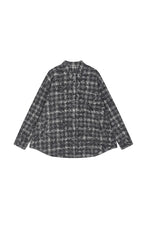 Jacket / JNBY Oversized Plaid Flocked Jacket