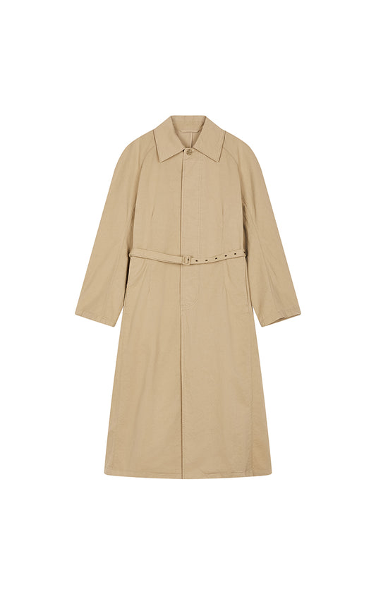 Trench Coat / JNBY Oversized Cotton Maxi Trench Coat
