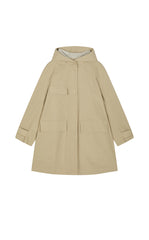 Trench Coat / JNBY Oversized A-Line Long Hooded Trench