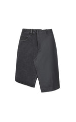 Skirt / JNBY A-line Irregular Cut Cotton Midi Skirt