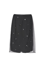 Skirt / JNBY Beaded Tulle Midi Skirt
