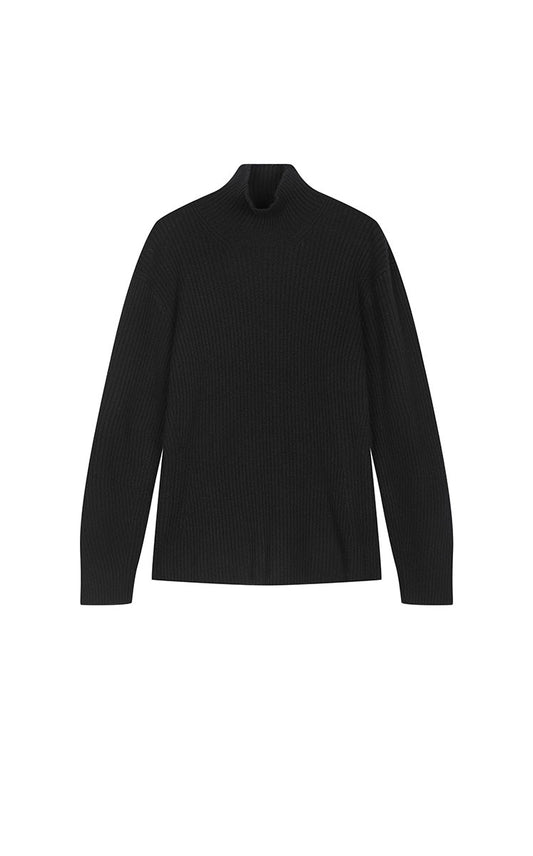 Sweater / JNBY Hourglass Silhouette Wool Cashmere Turtleneck Sweater