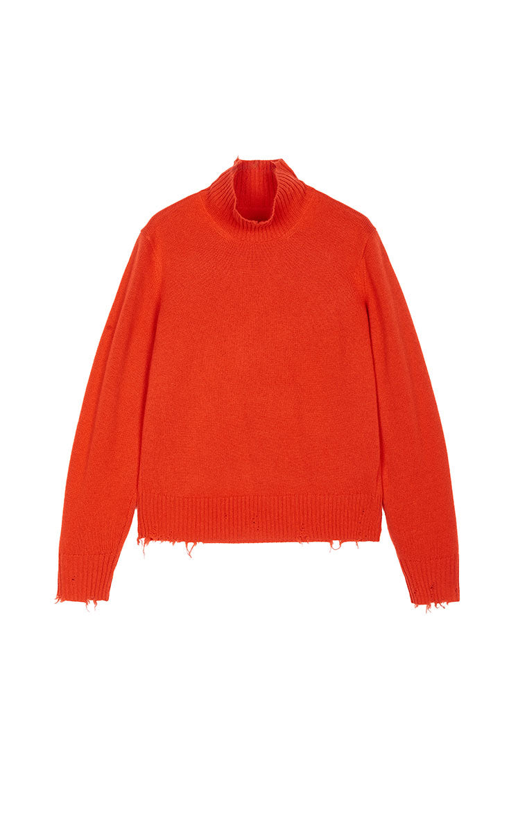 Sweater / JNBY Oversized Wool Cashmere Turtleneck Sweater