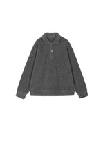 Sweatshirt / JNBY Oversized Fleece Texture Pullover