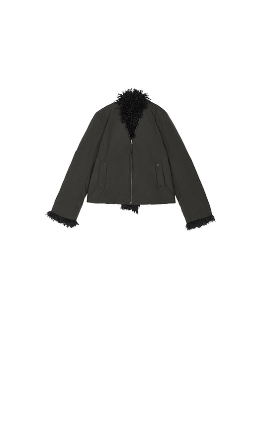 Down Coat / JNBY Fur Collar Short Down Coat