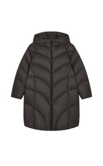 Down Coat / JNBY Oversized Long Hooded Down Coat