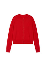 Sweater / JNBY Crew Neck Wool-Cashmere Short Cardigan