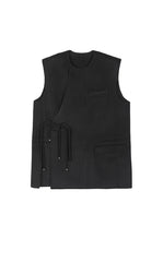 Vest / JNBY Double-Faced Collarless Wool Vest