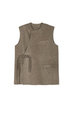Vest / JNBY Double-Faced Collarless Wool Vest
