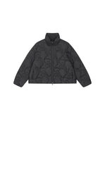 Down Coat / JNBY Quilted Stand Collar Short Down Coat