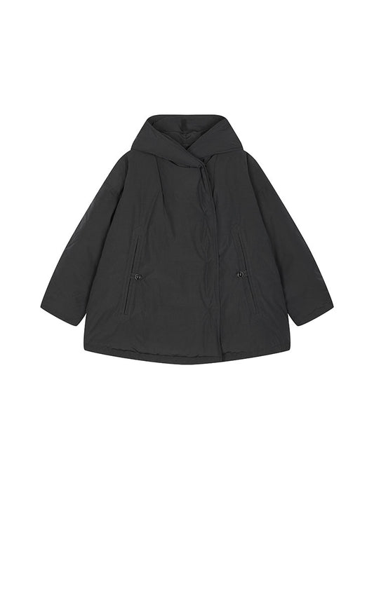 Down Coat / JNBY Oversized Cinched Hooded Down Coat