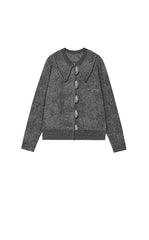 Sweater / JNBY Cotton Jacquard Longline Open Cardigan