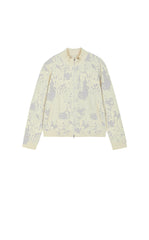 Sweater / JNBY Floral Pattern Short T-Shape Cardigan