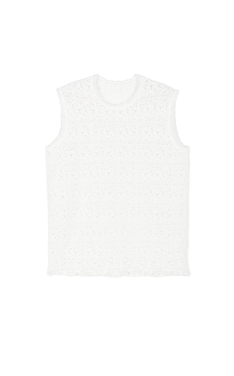 Vest / JNBY T-shaped Textured Stretch Knit Vest