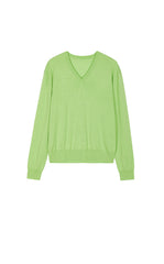 Sweater / JNBY V-neck Cashmere Wool Blend Pullover