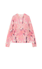 Sweater / JNBY T-Shape Floral Print Mohair Blend Pullover