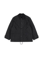 Jacket / JNBY Oversized Cotton Drawstring Jacket