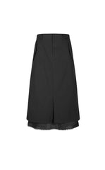 Skirt / JNBY Mid-Length Straight Cotton Skirt