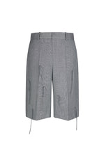 Pants / JNBY  A-Line Wool Fringe Cropped Pants