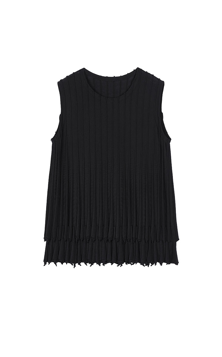 Tank Top / JNBY Textured Cotton Knit Tank