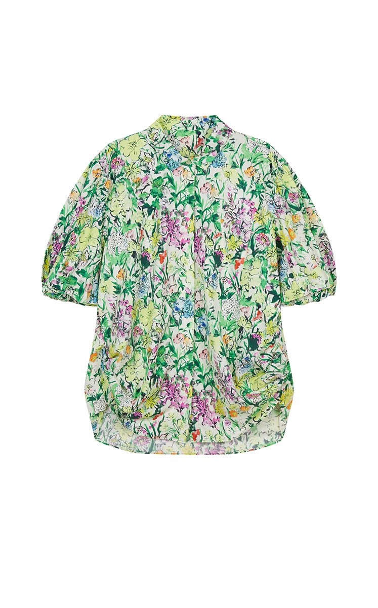 Shirt / JNBY Watercolor Garden Cotton Shirt