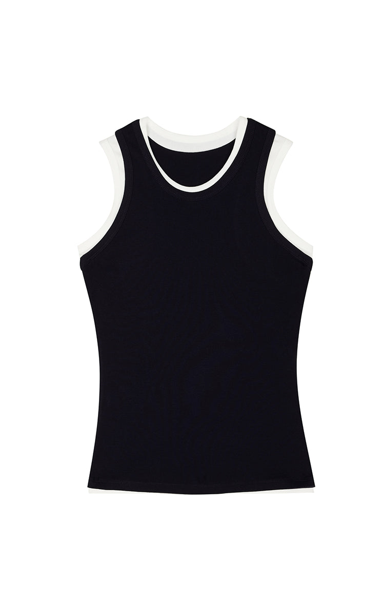 Tank Top / JNBY Layered Rib Tank Top