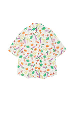 Shirt / JNBY Printed Cotton Short Sleeve Shirt