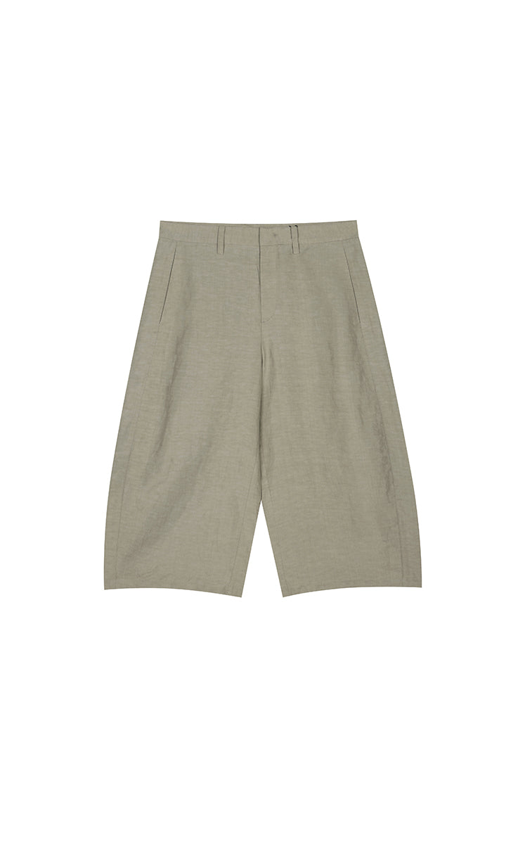 Pants / JNBY Linen-Blend Cropped Banana Pants