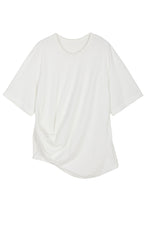 T-Shirt / JNBY Cotton Relaxed Fold Hem Tee