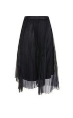 Skirt / JNBY Pleated Mesh A-Line Maxi Skirt