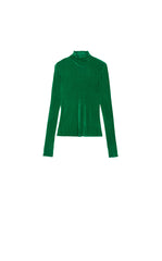 T-Shirt / JNBY Slim-Fit Velvet Long-Sleeve T-Shirt