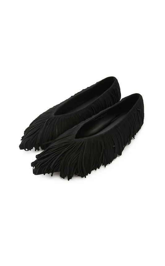 Shoes / JNBY Suede Fringe Flats